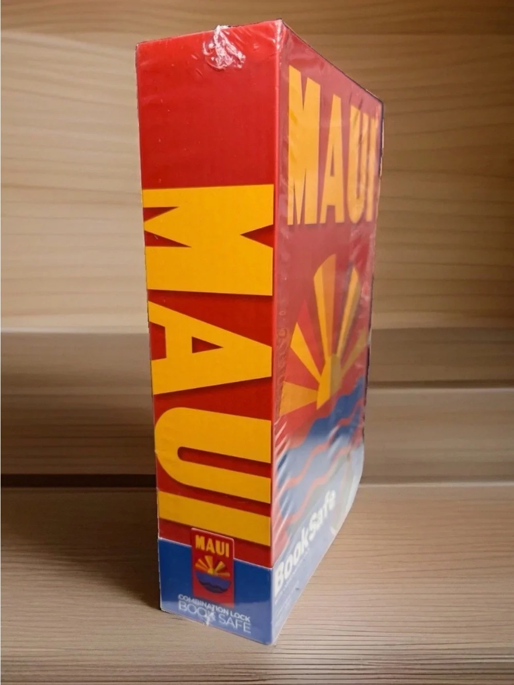 NEW! Arte de Casa MAUI BOOK BookSafe Portable Combination Lock Box Large Metal